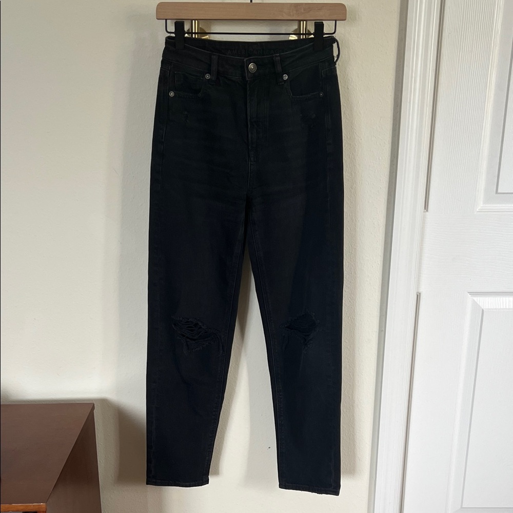 American Eagle Outfitters Black Straight Leg Jeans
